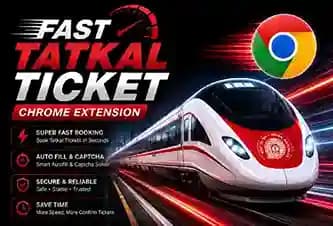 Fast Tatkal Ticket Software Extension - IRCTC Tatkal Software Tool