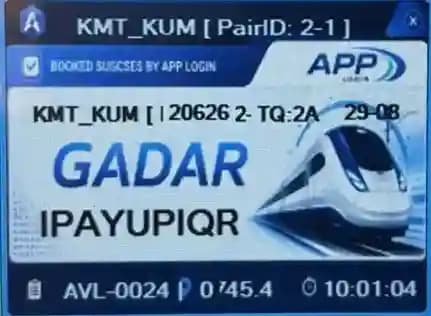 Gadar Tatkal Software Pro - IRCTC Tatkal Software Tool